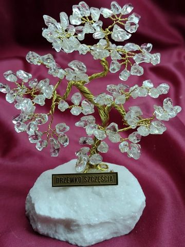  	Drzewko szczcia bonsai z krysztau grskiego